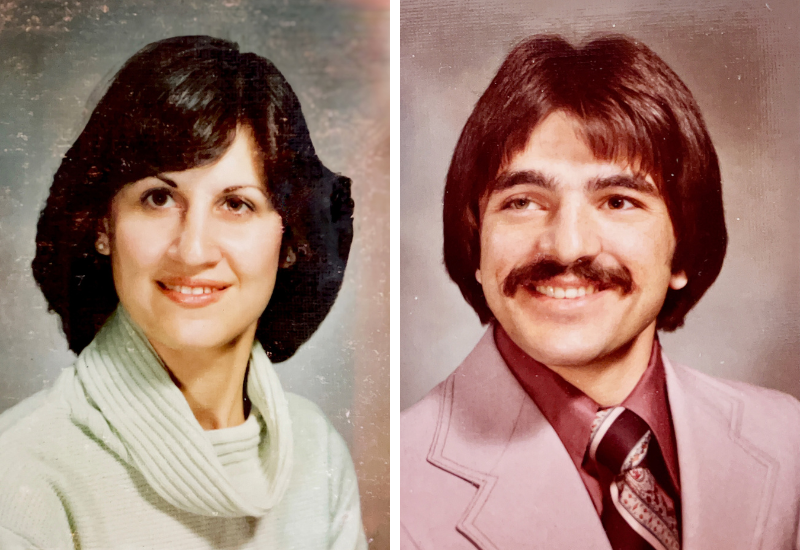 Livia Ciccarelli and Jerry Franchina in 1978